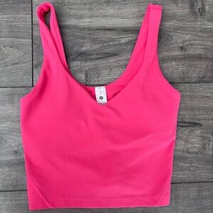 Lululemon align tank size 2 pink lipgloss athletic comfy casual